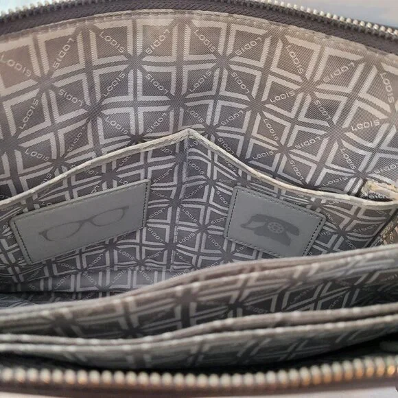 Lodis Downtown Dalia LAcXb CMT Italian Leather RFID Crossbody Bag - Picture 9 of 13